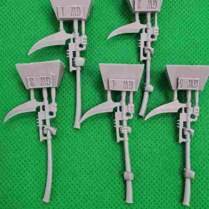 Death Guard Deathshroud Power Scythes bits