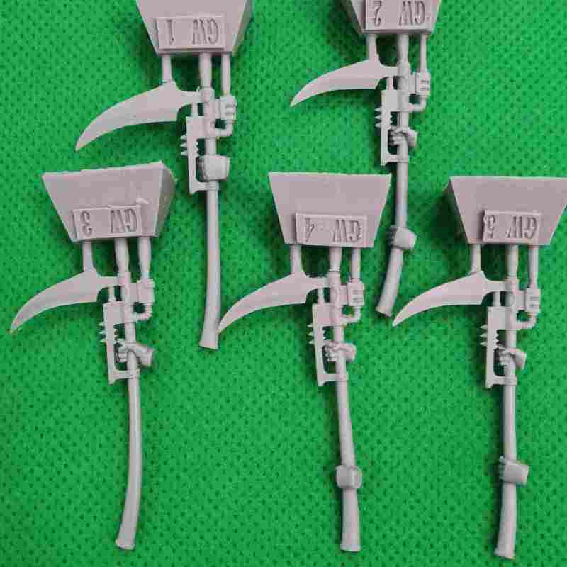 Death Guard Deathshroud Power Scythes bits