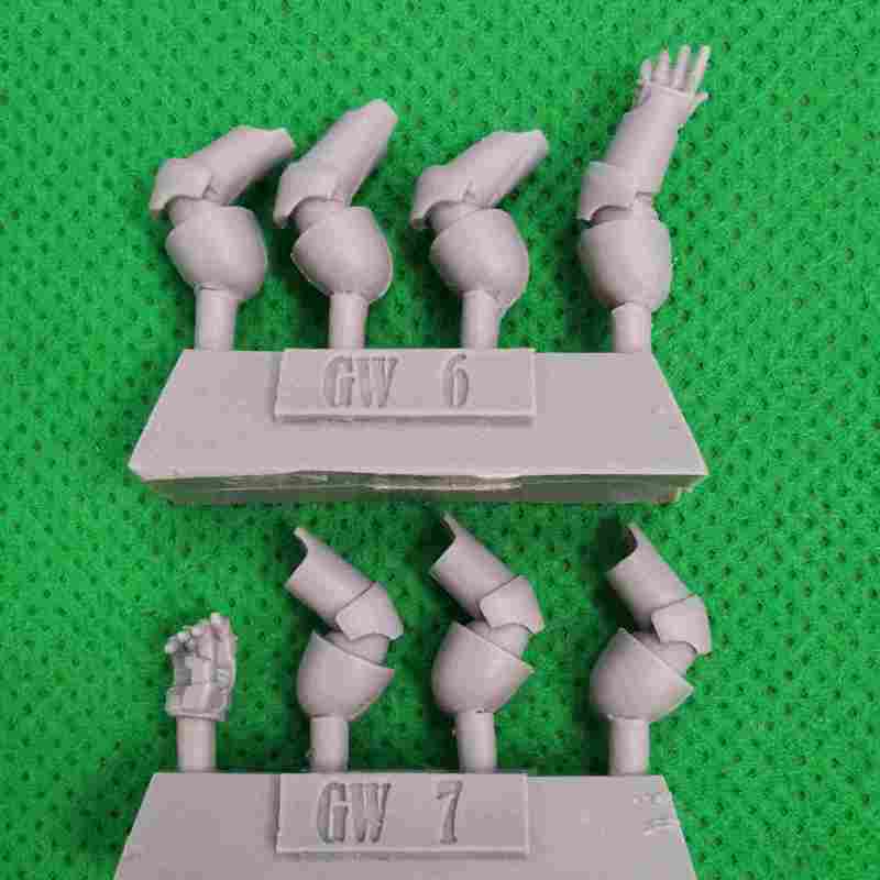 Death Guard Deathshroud Power Scythes bits