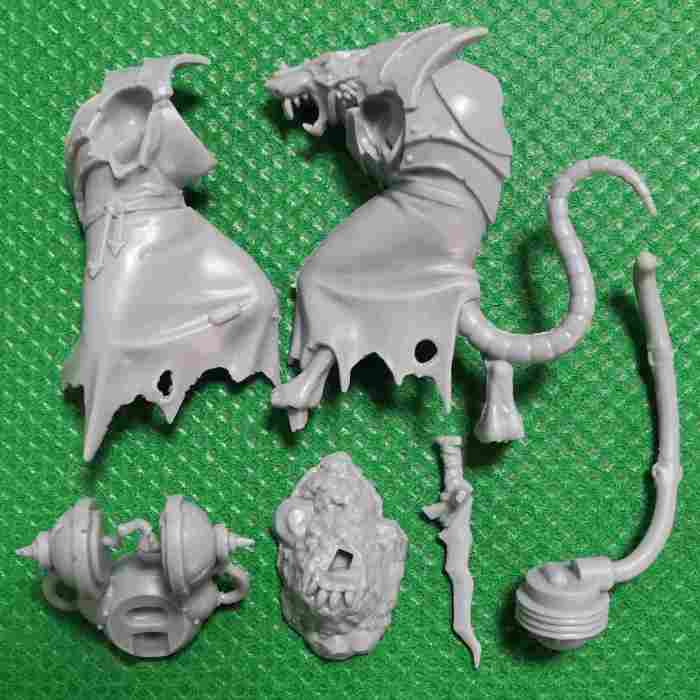 Skaven Warlock Galvaneer bits