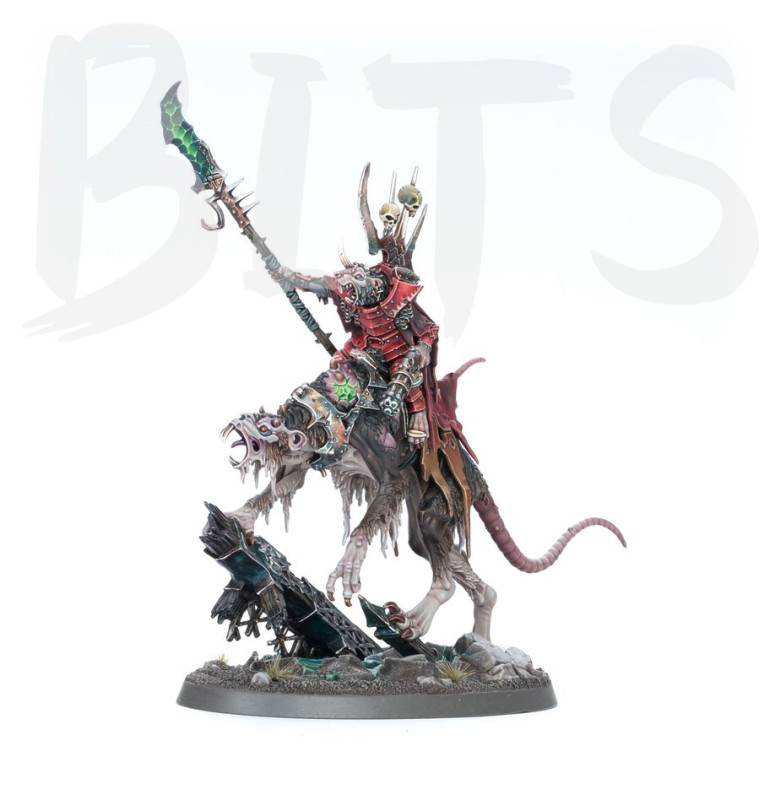 Skaven Clawlord on Gnaw-beast bits