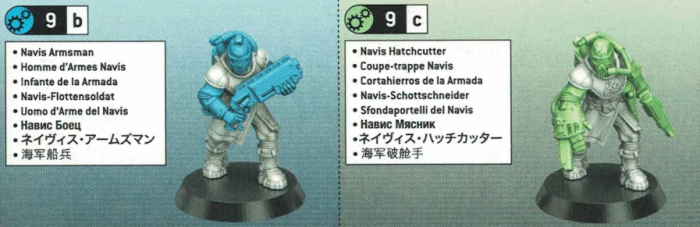 Kill Team: Imperial Navy Breachers bits