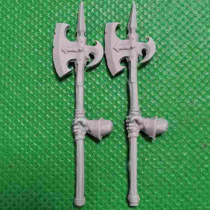 Chaos Warriors Halberds Upgrade Set bits