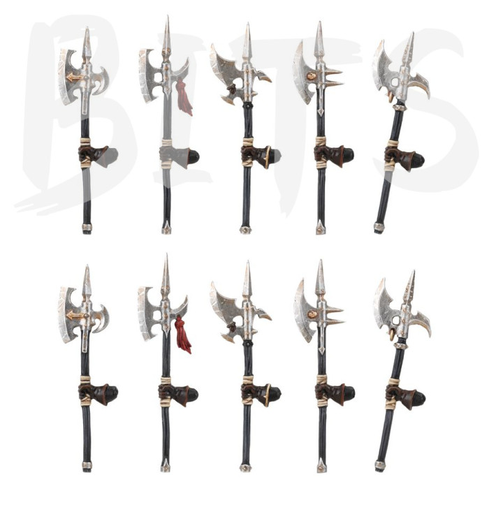 Chaos Warriors Halberds Upgrade Set bits