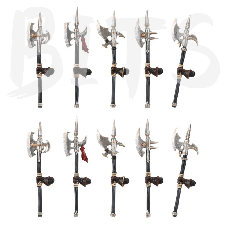 Chaos Warriors Halberds Upgrade Set bits