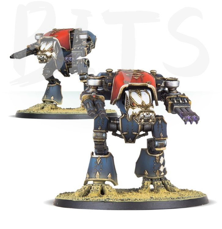 Adeptus Titanicus: Warhound Scout Titans bits