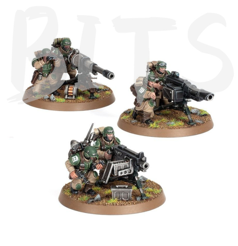 Astra Militarum Heavy Weapons Squad bits