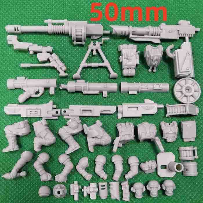 Astra Militarum Heavy Weapons Squad bits