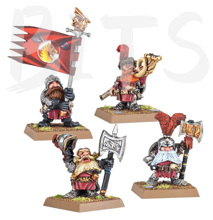 Prince Ulther's Dragon Company Command bits