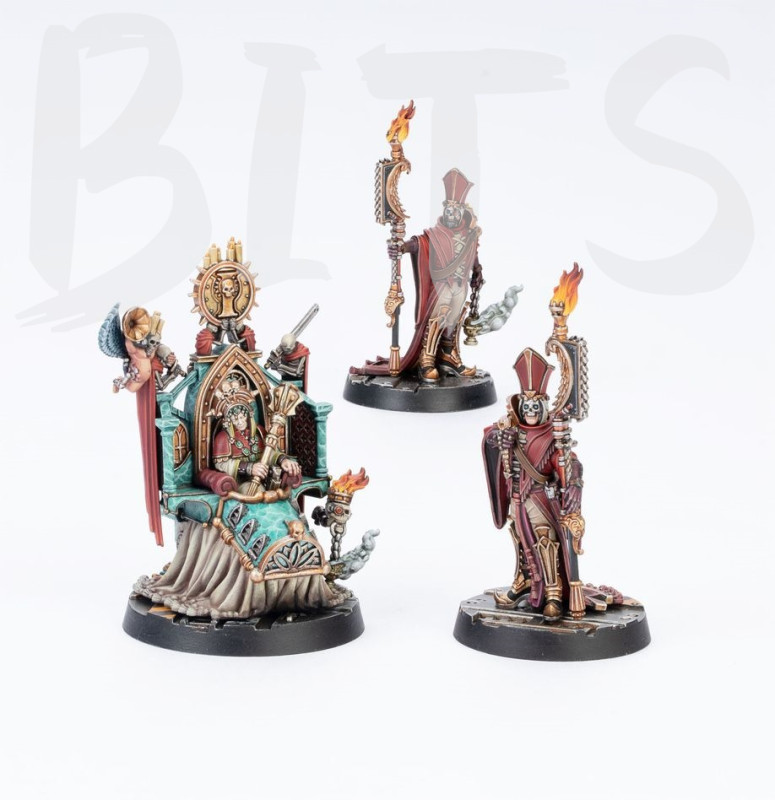 Necromunda House Ko’iron Ministorum Delegation bits