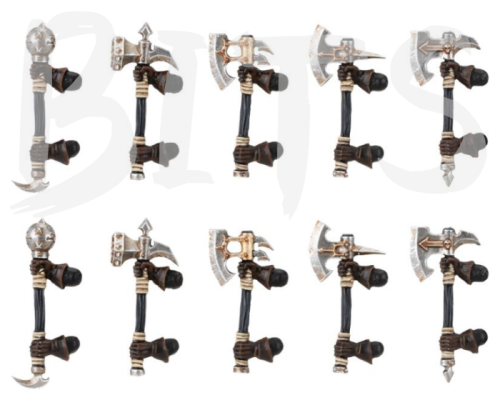 Chaos Warriors Great Weapons Upgrade Set bits