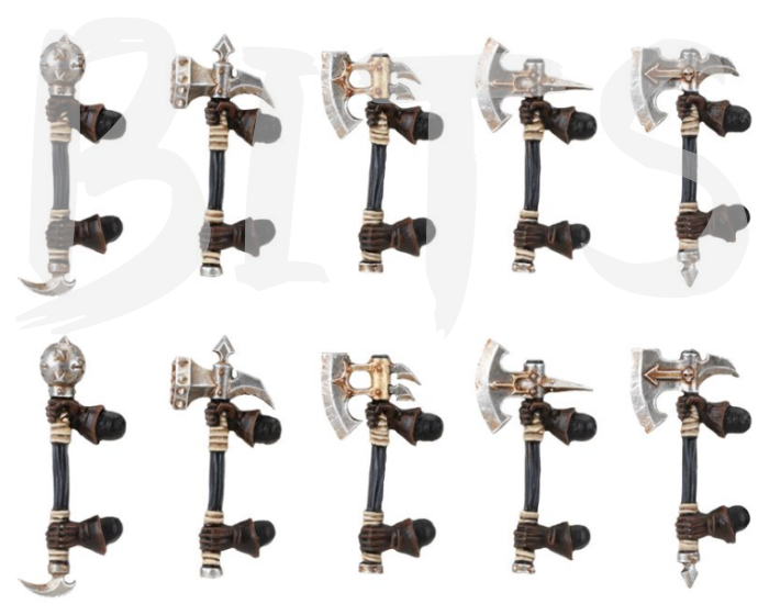 Chaos Warriors Great Weapons Upgrade Set bits