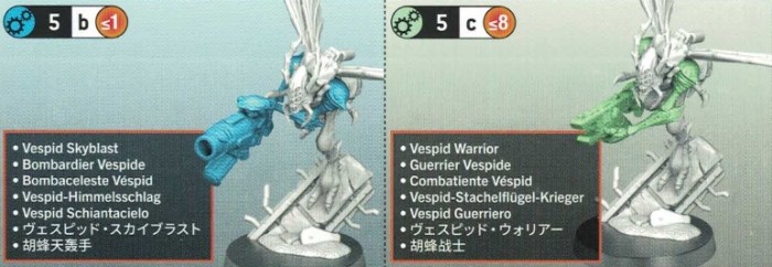 Kill Team: Vespid Stingwings bits