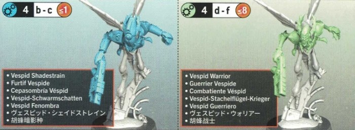 Kill Team: Vespid Stingwings bits