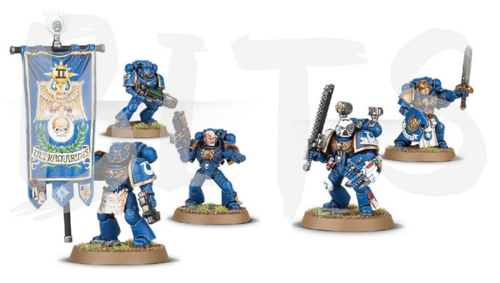 Space Marines Command Squad bits