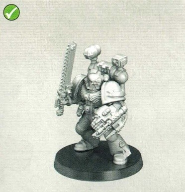 Space Marines Command Squad bits