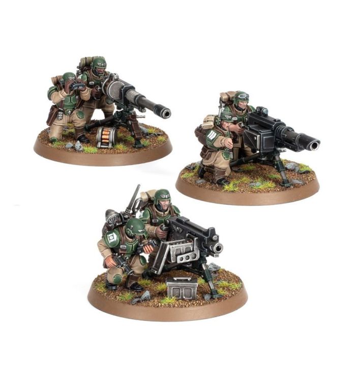 Astra Militarum Heavy Weapons Squad bits