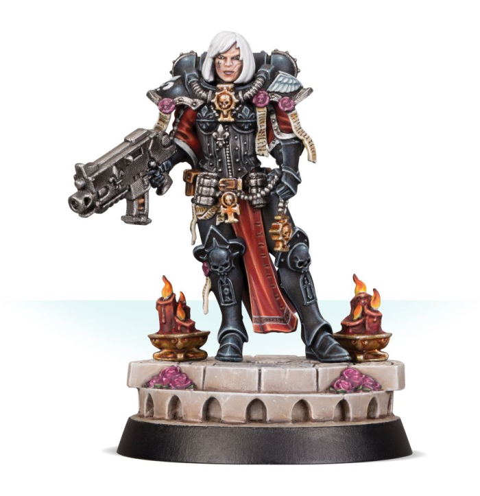 Adepta Sororitas Sister Superior Amalia Novena bits