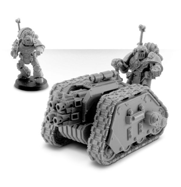 Legion Rapier Quad Heavy Bolter bits