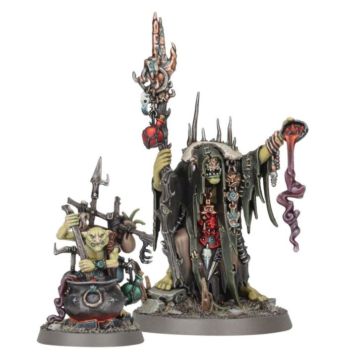 Swampcalla Shaman with Pot-grot bits