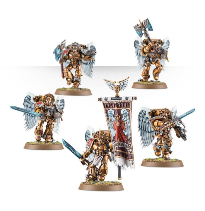 Blood Angels Sanguinary Guard bits