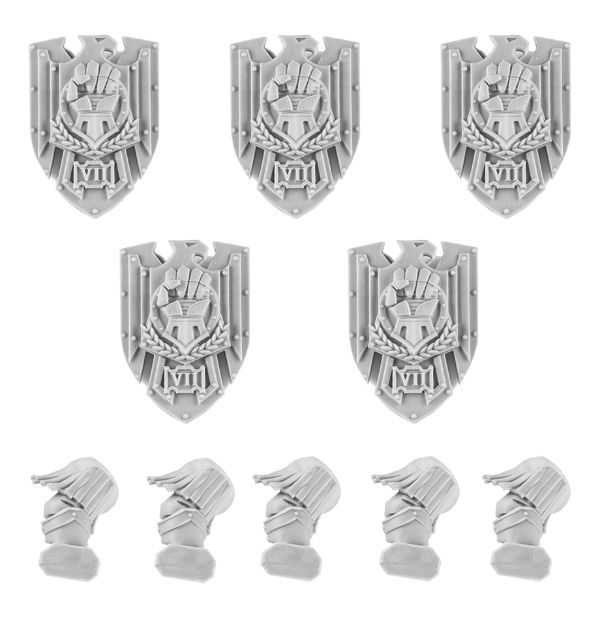 Imperial Fists Legion Cataphractii Storm Shields bits