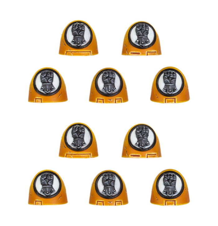 Imperial Fists MKVI Shoulder Pads bits