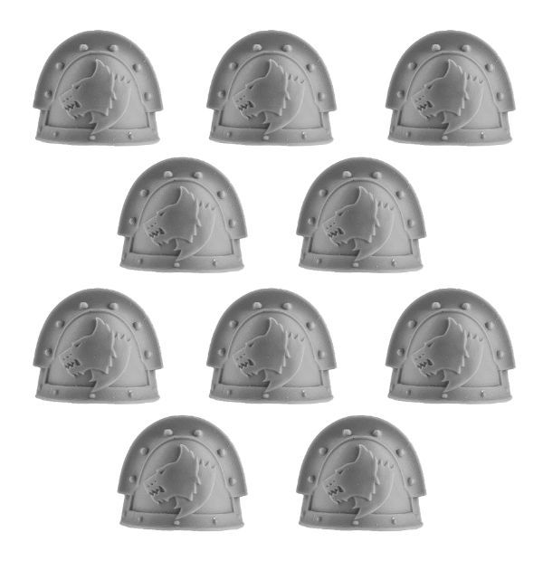 Space Wolves Mk III Shoulder Pads
