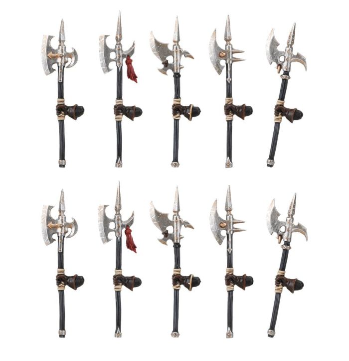 Chaos Warriors Halberds Upgrade Set bits