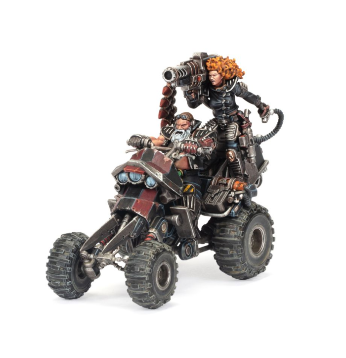 Necromunda Vespa 'Minx' Merdena, Orlock Bounty Hunter
