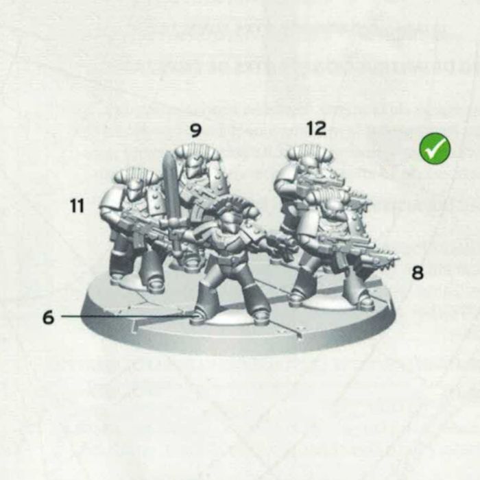 LEGIONS IMPERIALIS: LEGIONES ASTARTES INFANTRY Bits