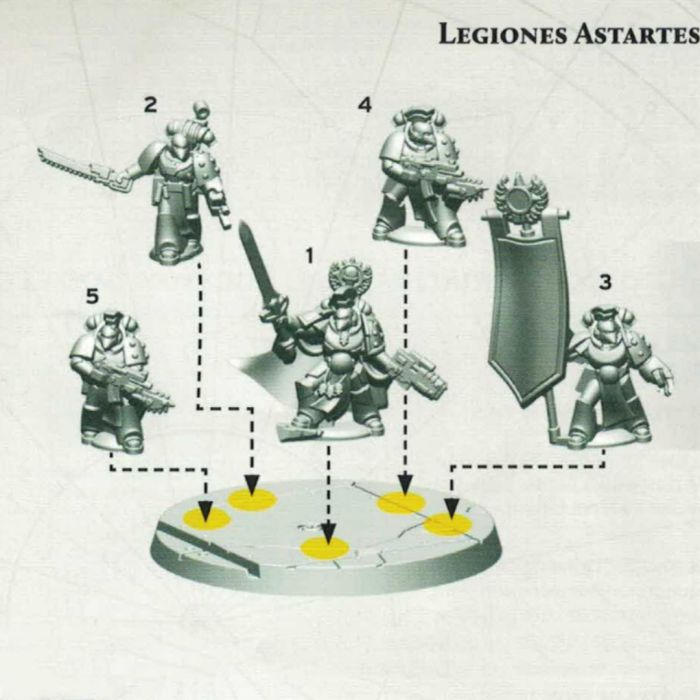 LEGIONS IMPERIALIS: LEGIONES ASTARTES INFANTRY Bits