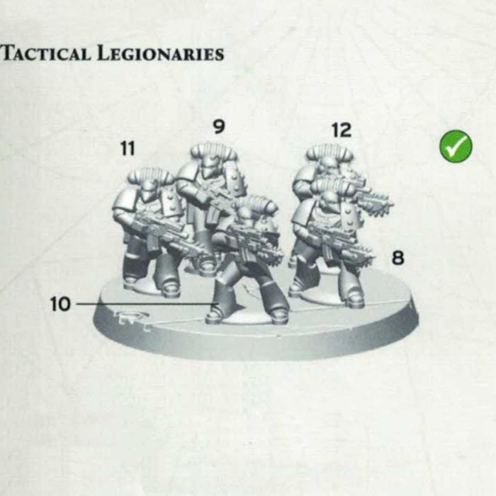 LEGIONS IMPERIALIS: LEGIONES ASTARTES INFANTRY Bits