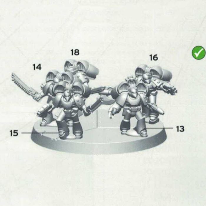 LEGIONS IMPERIALIS: LEGIONES ASTARTES INFANTRY Bits