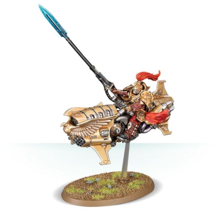 Adeptus Custodes Vertus Praetors / Shield-Captain on Dawneagle Jetbike