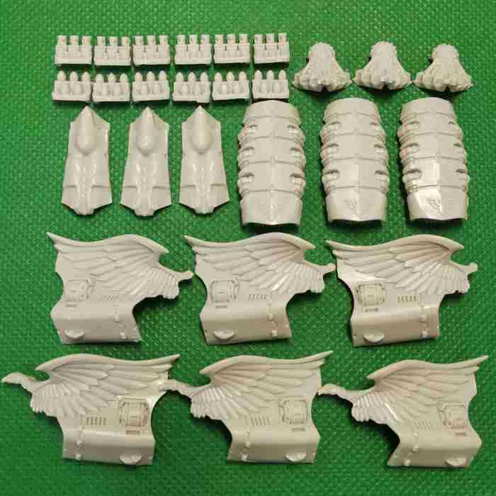 Adeptus Custodes Vertus Praetors / Shield-Captain on Dawneagle Jetbike