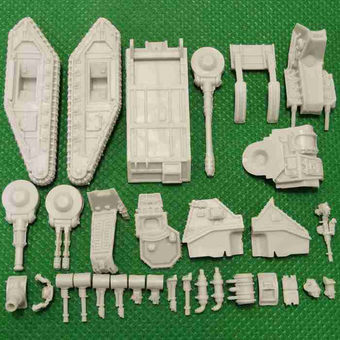 LEGIONS IMPERIALIS: Malcador Tanks Squadron Bits
