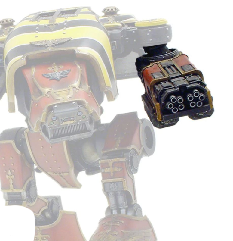 Mars Pattern Warhound Titan Mega Bolter