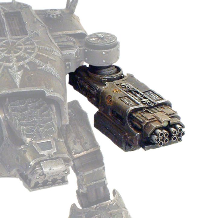 Chaos Warhound Scout Titans (With weapons)
