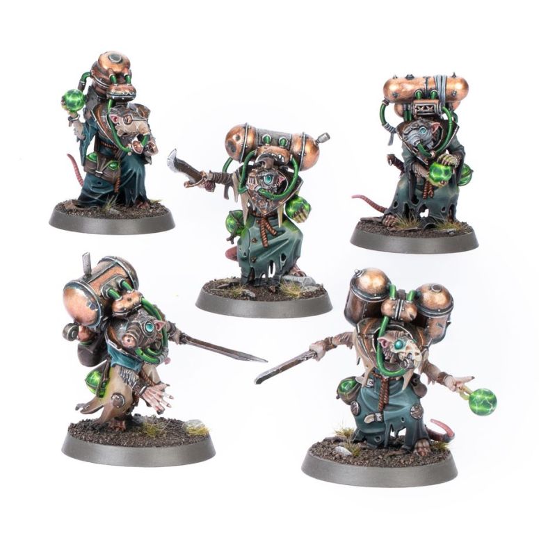 Skaven Acolyte Globadiers bits