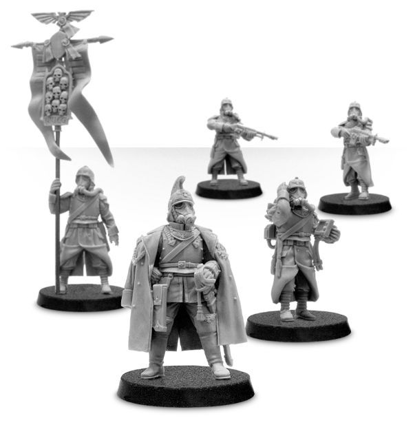Death Korps Of Krieg Command HQ Squad