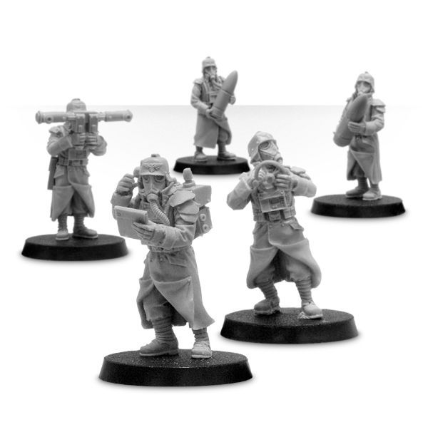 Death Korps of Krieg Heavy Artillery Crew