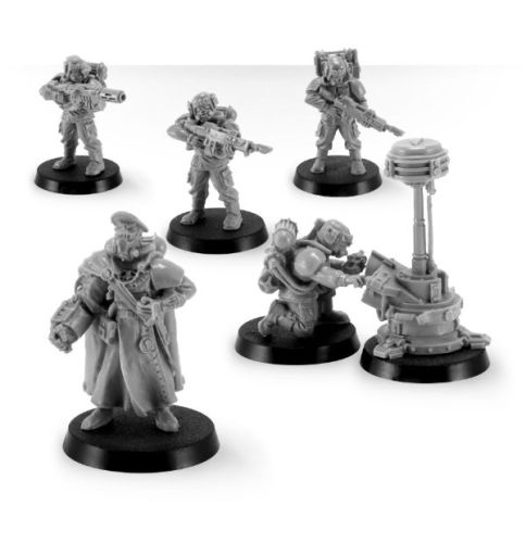Cadian Hostile Environment Command Squad