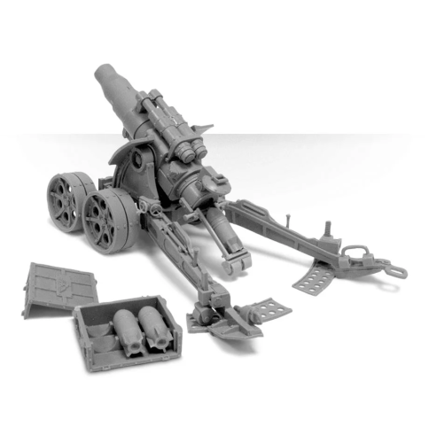 Heavy Artillery Carriage With Medusa Siege Gun