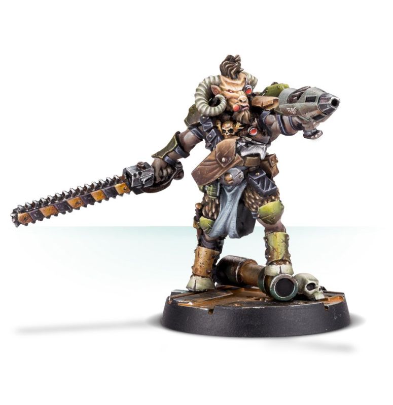 Necromunda Gor Half-horn, Beastman Bounty Hunter