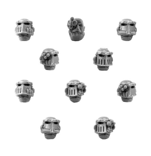 Iron Hands Legion Heads Upgrade Set