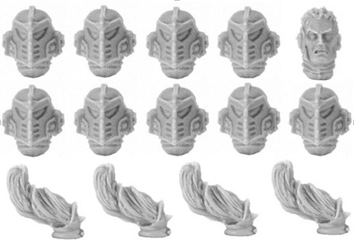 Emperor'S Children Mk Iv Heads Upgrade Set
