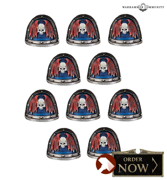 Night Lords Legion MkII Shoulder Pads