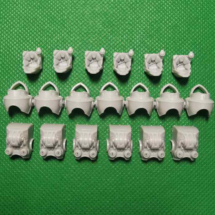 Cataphractii Terminators with Combi-bolters and Power Fists