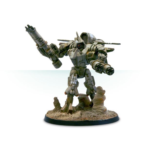 Tau XV9 with Twin-linked Burst Cannon